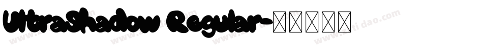UltraShadow Regular字体转换